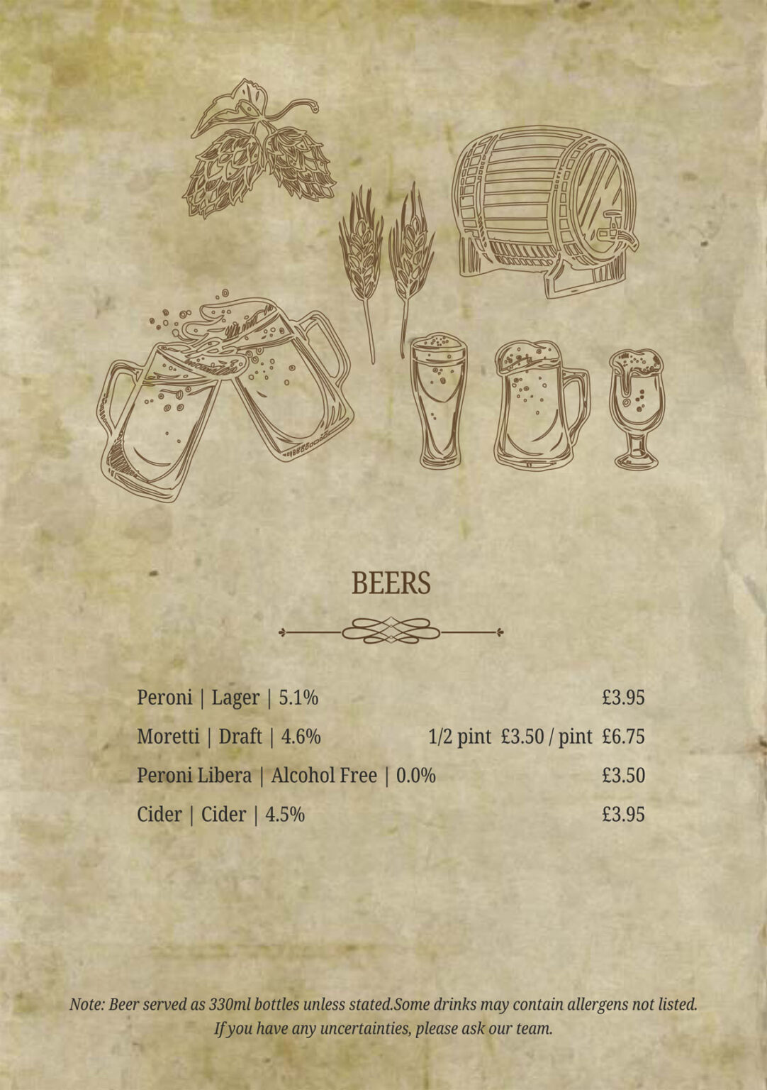 Bistro Menu Design 4